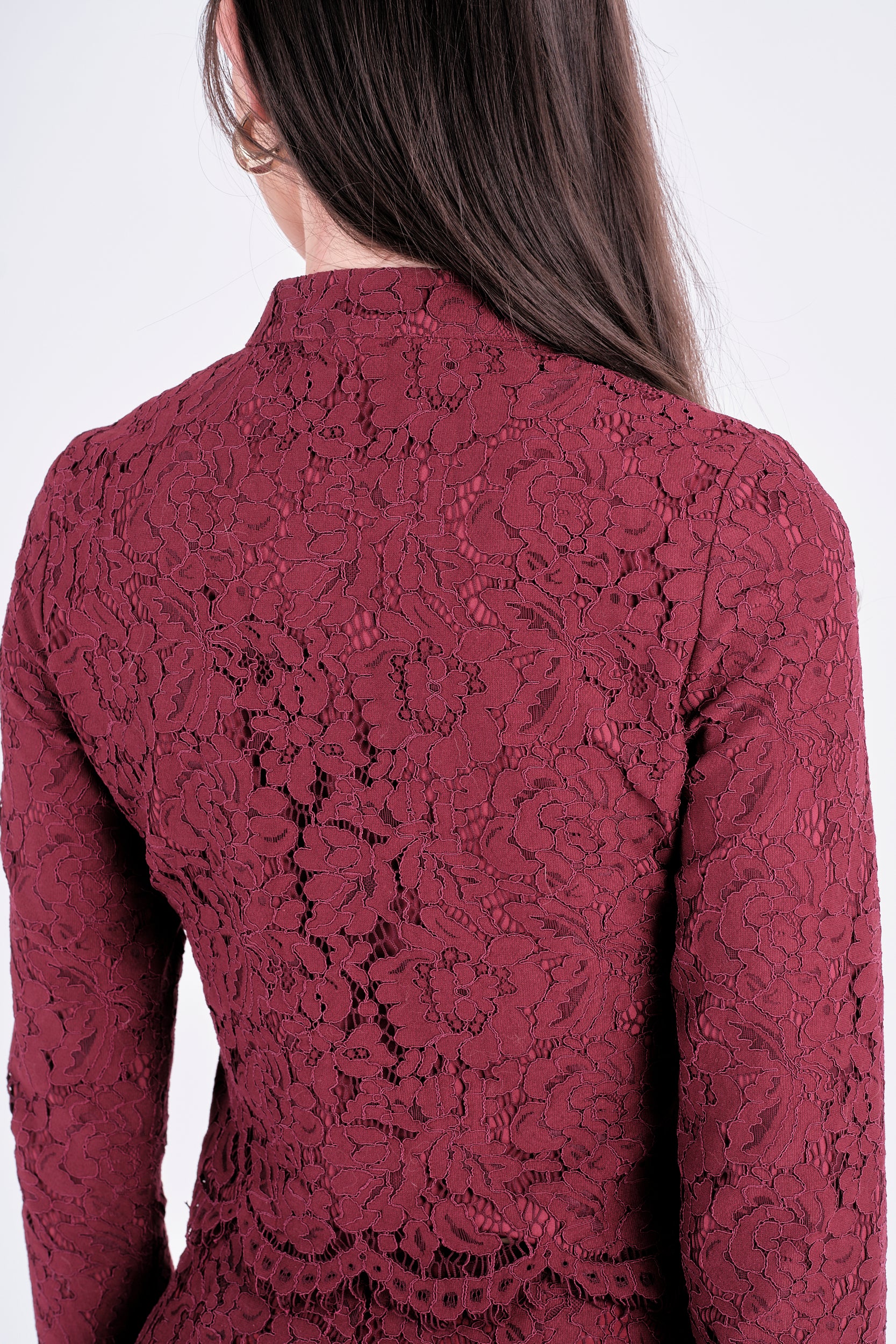 Lace Affair Navy Top